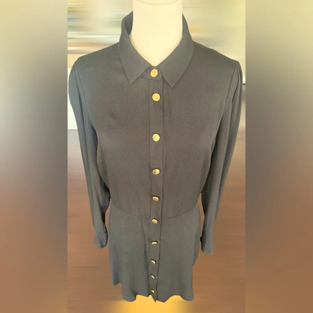 Reformation Hugh Black Dress size 8 - Picture 7 of 9